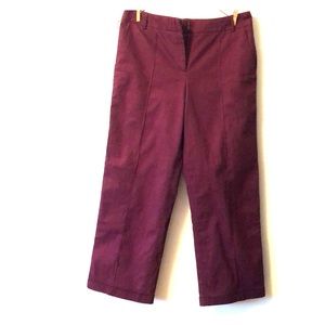 Lucca / Wildfang Boyega Wide Leg. Burgundy.